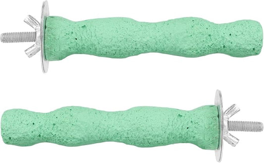 2pcs Bird Beak Grinding Stone, Resin Anti-Slip Beak Grinder Stone Perches Bird by Unknown