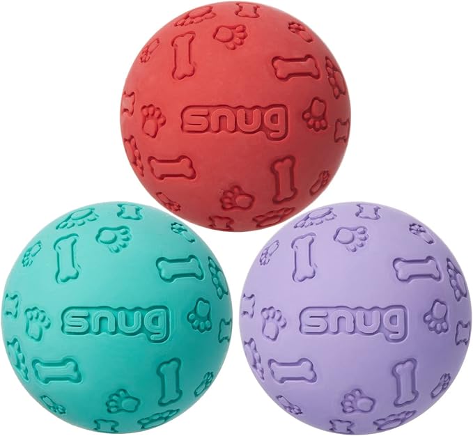 Snug Rubber Dog Balls for Small and Medium Dogs - Image 7