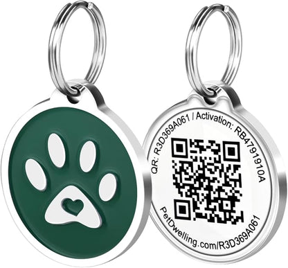 Pet Dwelling QR Pet Tag – Easy Scan Instant Location Alerts, Online Pet Profile by PetDwellingSmartQRPetIDTags