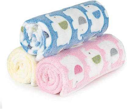 Dono 1 Pack 3 Dog Blankets, Soft Fluffy Fleece Pet Blanket Warm Sleep Mat Paw - Image 3