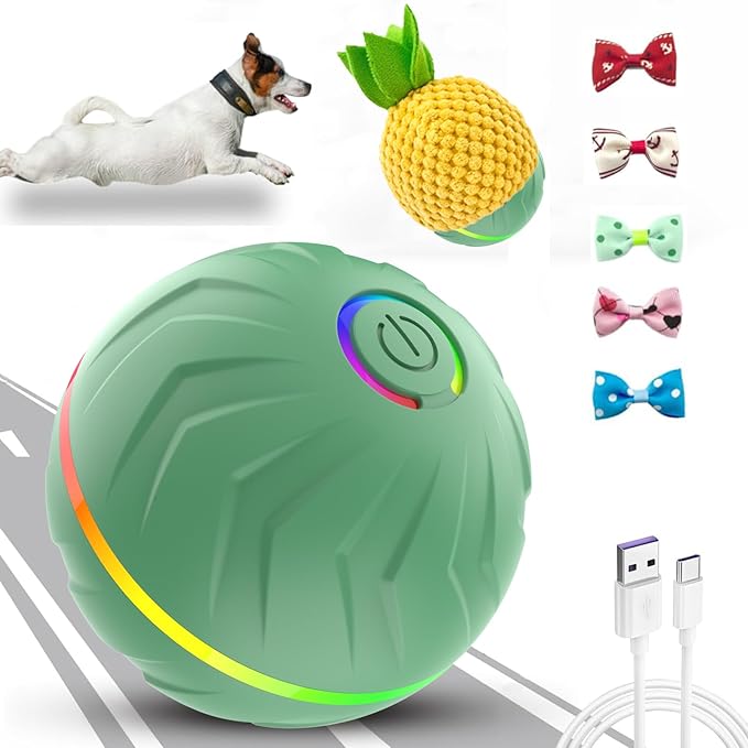 Valentines Day Gifts Interactive Dog Toys Dogs Ball, Moving Dog Toy by AUTRETY