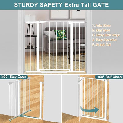 Fairy Baby 38" Extra Tall Baby Gate - Image 7