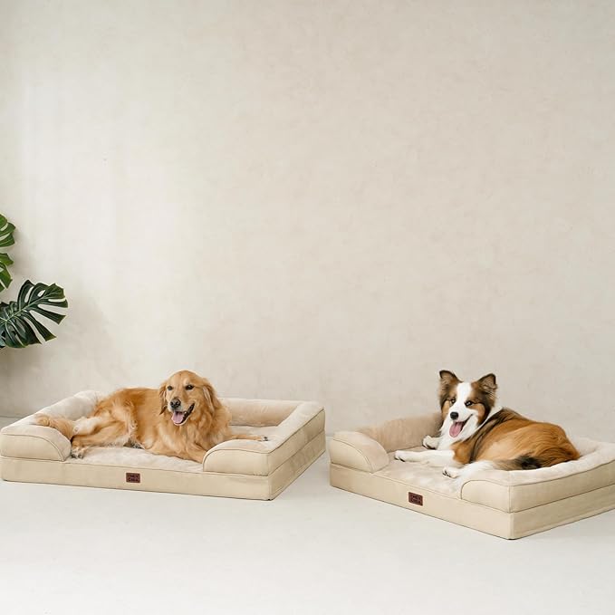 EHEYCIGA Orthopedic XL Dog Beds, Waterproof Memory Foam Dog Bed - Image 9