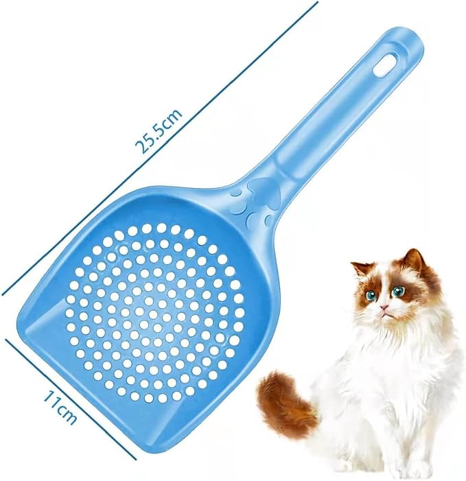 Cat Litter Scoop 3Pcs Cat Litter Scooper Long Handle Deep Shovel Cat Scooper - Image 2