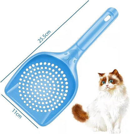 Cat Litter Scoop 3Pcs Cat Litter Scooper Long Handle Deep Shovel Cat Scooper - Image 2