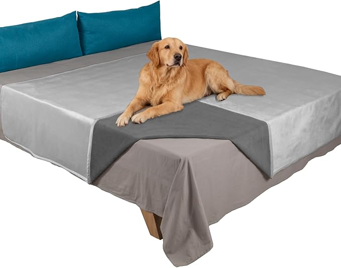 Ameritex Pet Bed Blanket Reversible 100% Waterproof Velvet Super Soft by Ameritex