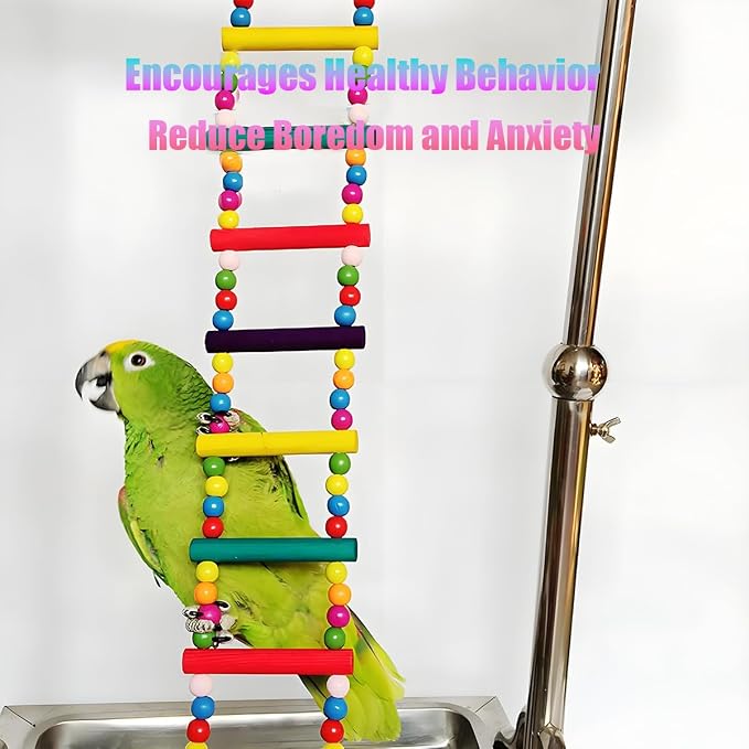 Bird Toys for Parrots Parrot Bridge, Swing Toys, and Ladders for Macaws - Image 5