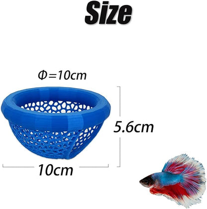 Aquarium Floating Betta Fish Skins, Betta or Shrimp Feeder, Cave and Hammock - Image 3