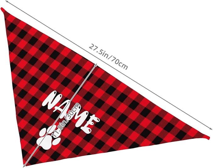 Custom Dog Bandana Add Your Text Photo Name Personalized Neckwear Bandanas Soft - Image 7