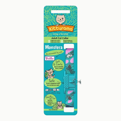 Kittyrama Botanicals Monstera Cat Collar. Award Winning. Hypoallergenic - Image 6