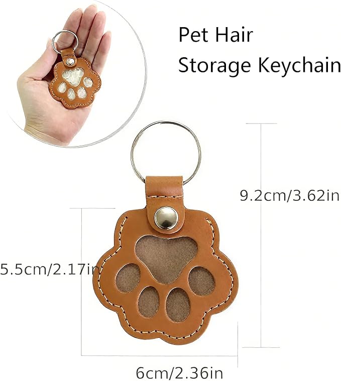 Cat & Dog Hair Keychain - Image 2