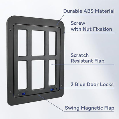 NAMSAN Cat Screen Door, Flap Opening 8.3 x 10.3 inches, Doggie Door - Image 3