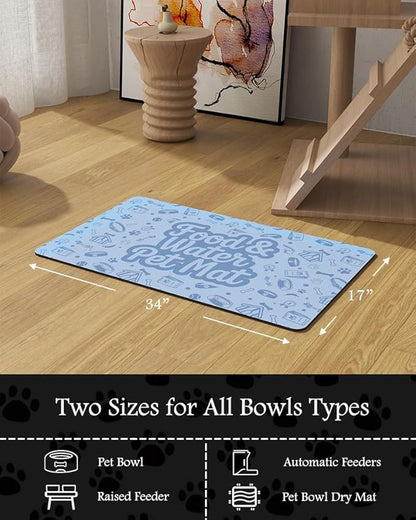 Pet Feeding Mat-Absorbent Dog Mat - Image 7