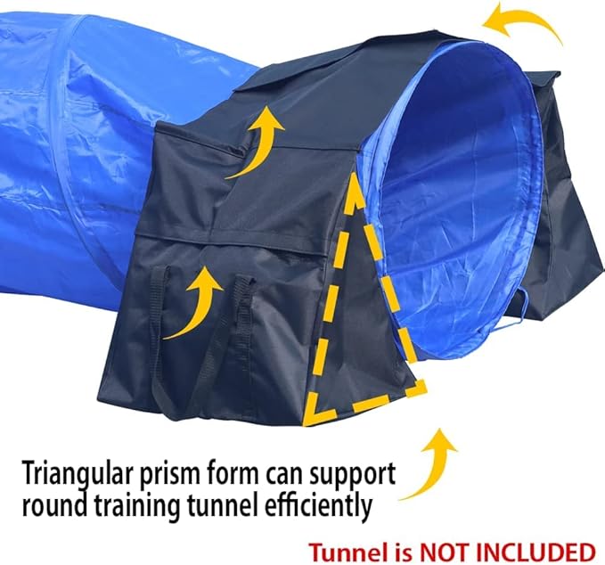 Japard 2 Pack Dog Agility Equipment, Tunnel Sandbags, Hold One End, Holding - Image 3