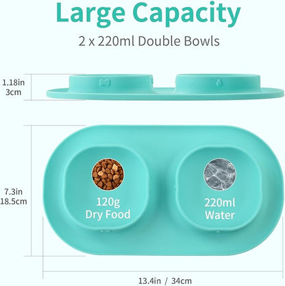 Small Size Puppy Dog Bowls: Food and Water Bowls Set - Image 7