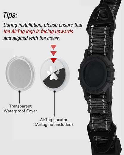 Joytale Airtag Dog Collar, Reflective Pet Collar - Image 3