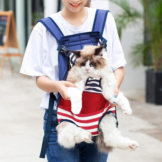 Lifeunion Legs Out Dog Carrier Backpack Hands-Free Adjustable Pet Travel Carrier - Image 7