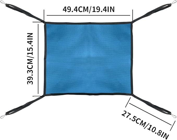 Cat Hammock for Cage Hanging ，Summer Breathable Coolness Oxford Cat Hammock - Image 5