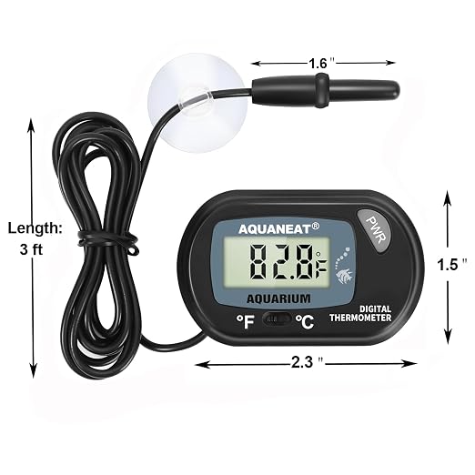 AQUANEAT 2 Pack Aquarium Thermometer, Fish Tank Thermometer, Digital - Image 6