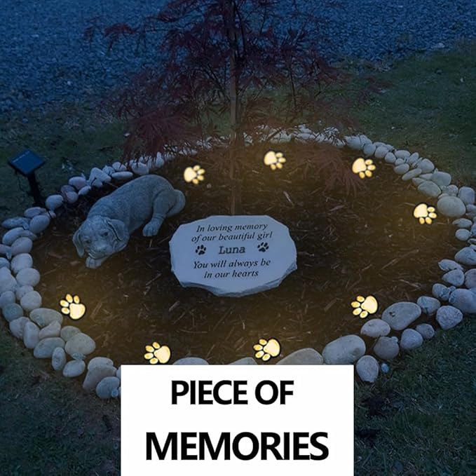 Paw Print Solar Lights - Image 2