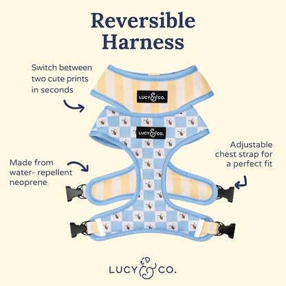 Lucy & Co. Bumbling Around Reversible Dog Harness, Adjustable Comfort Fit - Image 3
