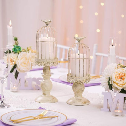 Birdcage Candle Holder Decorative Bird Cages - Image 8