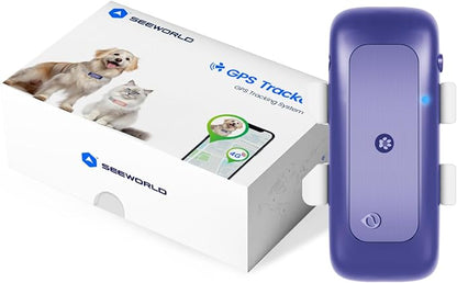 SEEWORLD Cat Tracker 4G Mini GPS Pet Tracker Device by Here-ConnectwhatWeCare