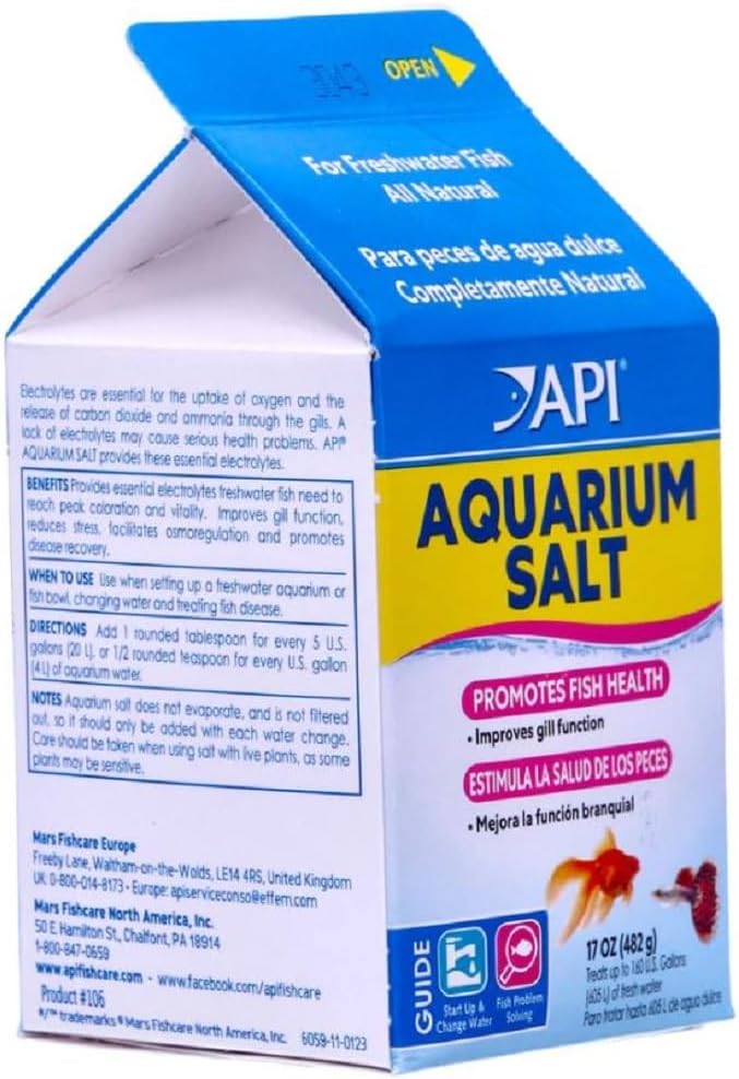 API AQUARIUM SALT Freshwater Aquarium Salt 17-Ounce Box - Image 3