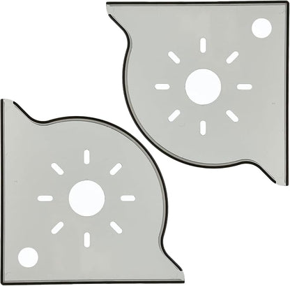 Aquarium Plant Holder for Rimless Fish Tank – 2 Pcs Corner Shelf for Fish Tank by Unknown