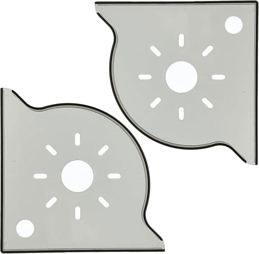 Aquarium Plant Holder for Rimless Fish Tank – 2 Pcs Corner Shelf for Fish Tank by Unknown