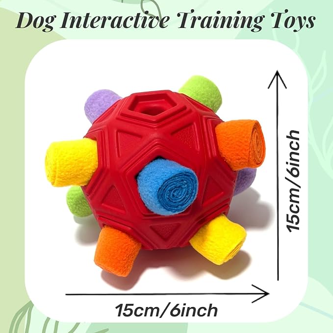 Snuffle Ball for Dog Toys Unbreakable Upgrade Ball Interactive Toy Foraging - Image 4