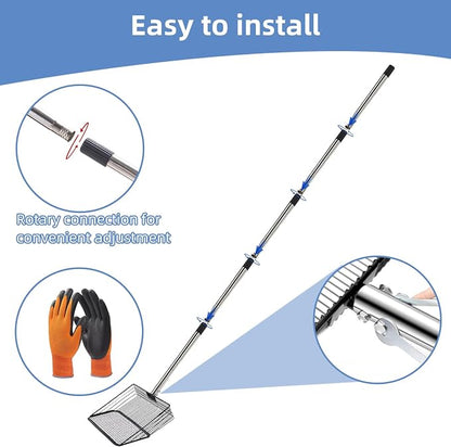 Extra-long & Lightweight 10-inch Chicken Poop Scooper - Image 2