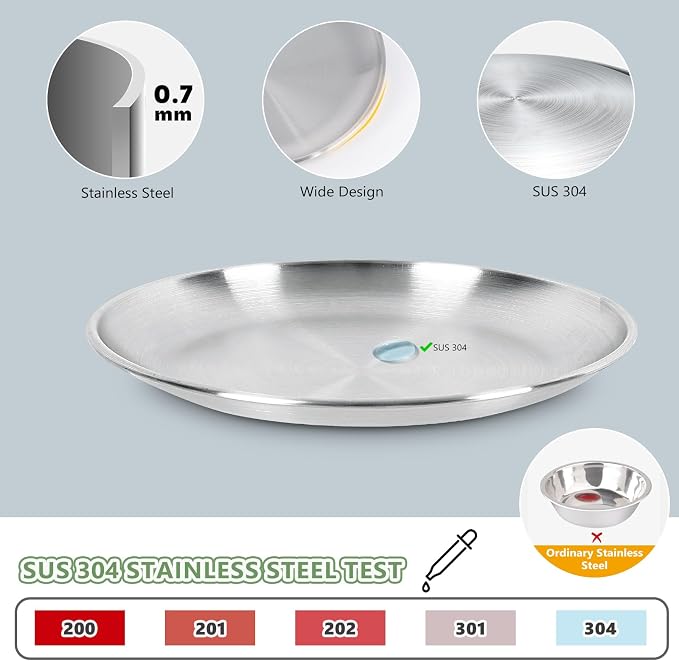 4-Pack Stainless Steel Cat Food Bowls, Shallow Whisker-Friendly Non-Slip - Image 3