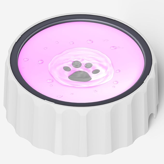 Dog Small Animals Water Bowl No Spill 70oz/2L Large Capacity Dispenser Non Slip by FORWH