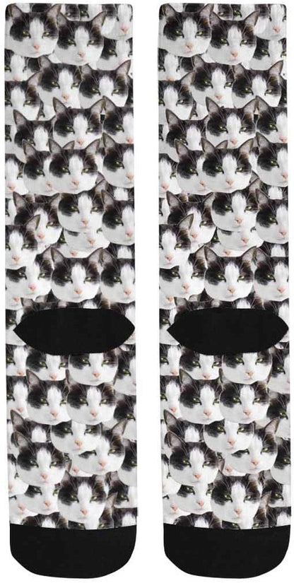 Custom Face Socks, Personalized Dog Lover Pet Photo Picture on Socks Unisex - Image 4