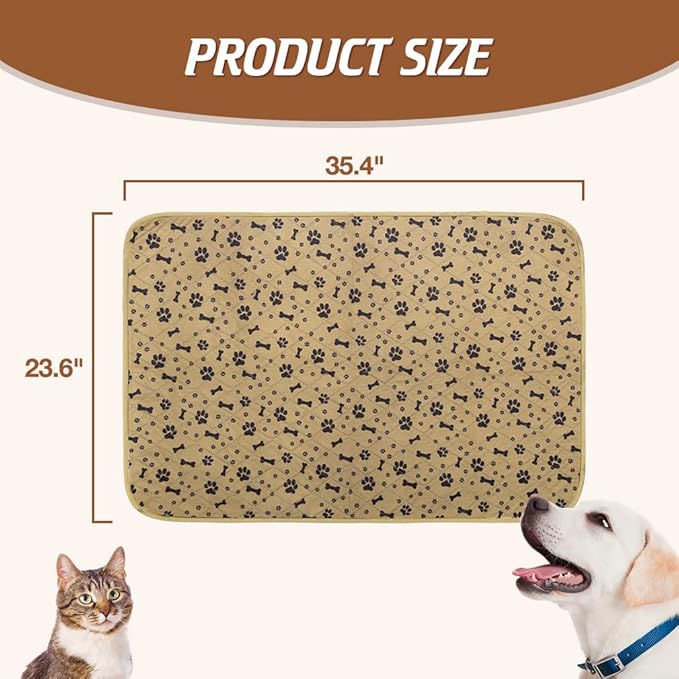 BINGPET Waterproof Dog Food Mat Non-Slip - Image 2