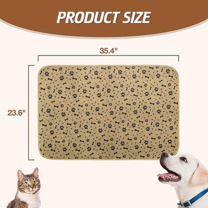 BINGPET Waterproof Dog Food Mat Non-Slip - Image 2