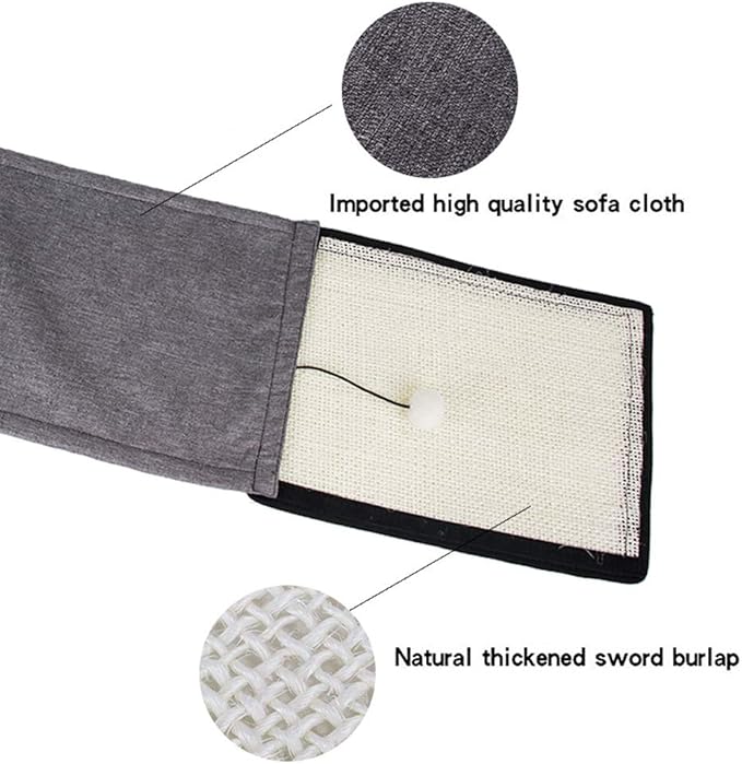 Cat Scratcher Mat Sofa Protector Natural Sisal Cat Scratching Mat Cat Scratch - Image 6