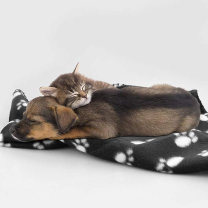 Comsmart Dog Blankets for Small Dogs, 6 Pack Puppy Blanket Cute Paw Print Pet - Image 6