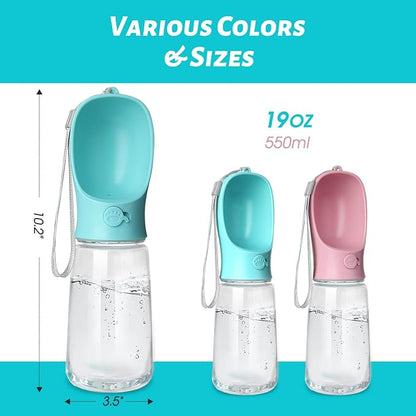 Kalimdor Dog Water Bottle, Leak Proof Portable Puppy Water Dispenser - Image 7