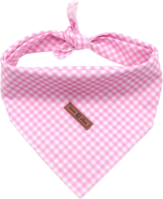 Lionet Paws Dog Bandana Washable Cotton Handkerchief Scarf Triangle Bandana by lionetpaws