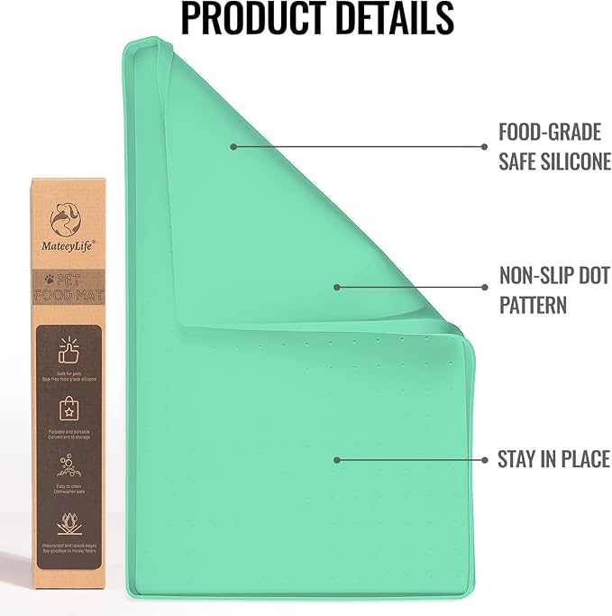 MateeyLife Dog & Cat Food Mat - Image 2