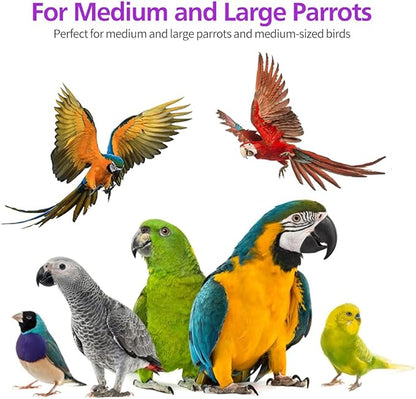 RUBY.Q 2 Pack Large Parrot Toy, 20in Bird Parrot Toy, African Grey and a - Image 5
