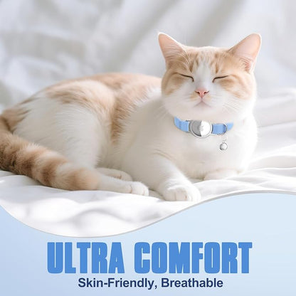 AirTag Cat Collar, Ultra Elastic Cat Tracker Collar, Airtag Holder Compatible - Image 7