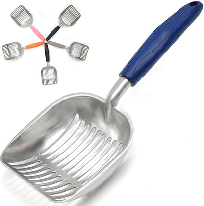 Cat Litter Scoop, Kitty Metal Scooper, Aluminum Alloy Sifter, Kitten Pooper by Frxat
