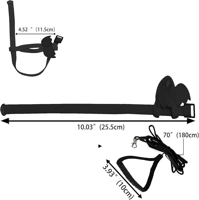 Dnoifne Pet Parrot Bird Harness and Leash, Adjustable Training Design Anti-Bite - Image 6