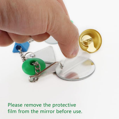 Hypeety Pet Bird Mirror with Bell Interactive Parrot Toy - Image 4