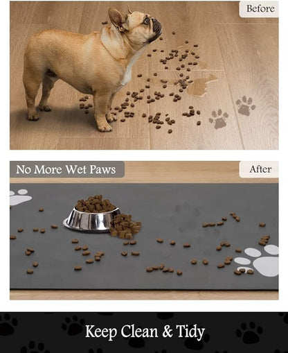 Pet Feeding Mat-Absorbent Dog Mat - Image 3
