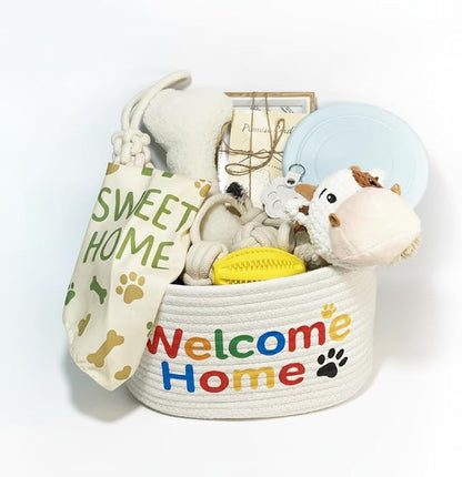 Welcome Home Dog Gift Basket by Nopikku