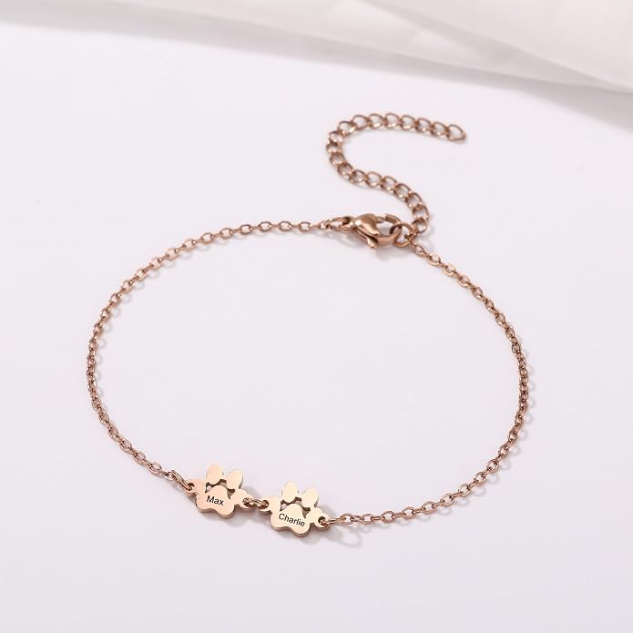 MeMeDIY Personalized Paw Print Bracelet - Image 2